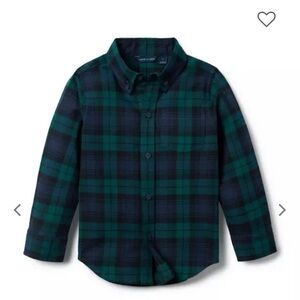 NWT- Janie and Jack Tartan Flannel Shirt